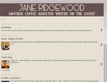 Tablet Screenshot of janeridgewood.blogspot.com