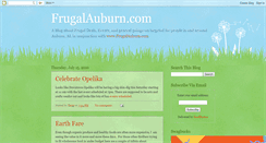Desktop Screenshot of frugalauburn.blogspot.com