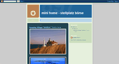 Desktop Screenshot of minihomeboerse.blogspot.com