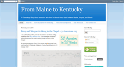 Desktop Screenshot of frommainetokentucky.blogspot.com