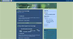 Desktop Screenshot of insidiousintentions.blogspot.com