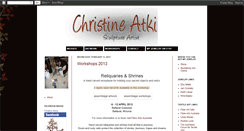 Desktop Screenshot of christineatkinsart.blogspot.com