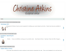 Tablet Screenshot of christineatkinsart.blogspot.com