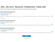 Tablet Screenshot of jobnewsindia.blogspot.com