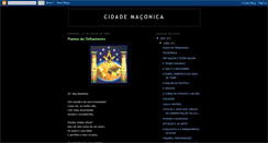 Desktop Screenshot of cidademaconica.blogspot.com