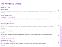 Tablet Screenshot of mrozinskiminute.blogspot.com