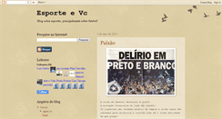 Desktop Screenshot of esporteevc.blogspot.com