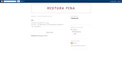 Desktop Screenshot of misturafina-giselle.blogspot.com