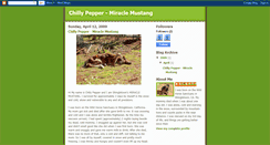 Desktop Screenshot of chillypepper-miraclemustang.blogspot.com