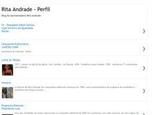 Tablet Screenshot of blogdaritaandrade.blogspot.com