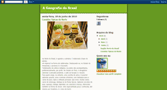 Desktop Screenshot of geobrasil2010.blogspot.com