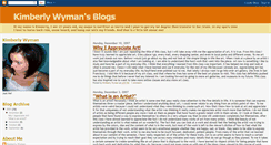 Desktop Screenshot of kimberlywymansblogs.blogspot.com