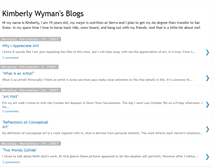 Tablet Screenshot of kimberlywymansblogs.blogspot.com