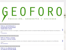 Tablet Screenshot of geoforoforo2.blogspot.com