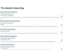 Tablet Screenshot of kobolds-keep.blogspot.com