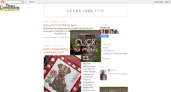 Desktop Screenshot of luckygirlhannah.blogspot.com