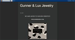 Desktop Screenshot of gunnerandluxjewelry.blogspot.com