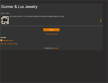 Tablet Screenshot of gunnerandluxjewelry.blogspot.com