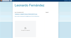 Desktop Screenshot of isilleonardofernandez.blogspot.com