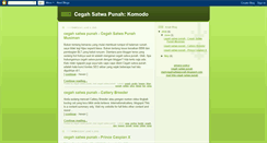 Desktop Screenshot of cegahkomodopunah.blogspot.com