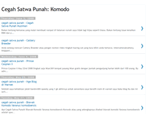 Tablet Screenshot of cegahkomodopunah.blogspot.com