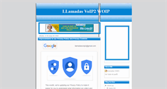 Desktop Screenshot of llamadasvoip2.blogspot.com