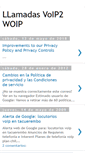 Mobile Screenshot of llamadasvoip2.blogspot.com
