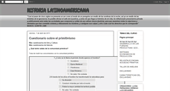 Desktop Screenshot of historialatinoamericana3.blogspot.com