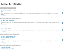 Tablet Screenshot of certification-juniper.blogspot.com