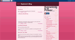 Desktop Screenshot of daphanesblog.blogspot.com