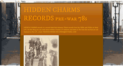 Desktop Screenshot of hiddencharms-records.blogspot.com
