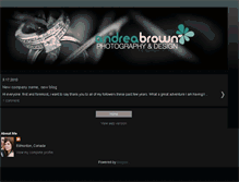 Tablet Screenshot of andreabrownphotography.blogspot.com