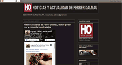 Desktop Screenshot of ferrerdalmaunoticias.blogspot.com