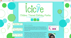 Desktop Screenshot of icicleparties.blogspot.com