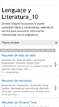 Mobile Screenshot of lenguajeyliteratura10amg.blogspot.com