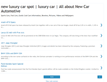 Tablet Screenshot of newluxurycarsport.blogspot.com