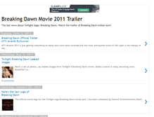 Tablet Screenshot of breaking-dawn-movie-trailer-2011.blogspot.com