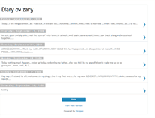 Tablet Screenshot of diaryofzany.blogspot.com