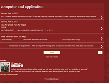 Tablet Screenshot of computerandapplication.blogspot.com