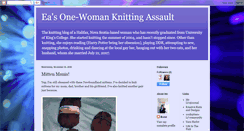 Desktop Screenshot of knittingassault.blogspot.com