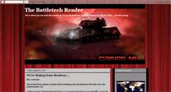 Desktop Screenshot of battletechreader.blogspot.com