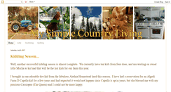 Desktop Screenshot of mysimplecountryliving.blogspot.com