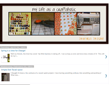 Tablet Screenshot of mylifeasacraftaholic.blogspot.com