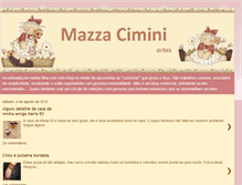 Tablet Screenshot of mazzaciminiartes.blogspot.com