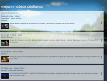 Tablet Screenshot of mejores-videos-cristianos.blogspot.com