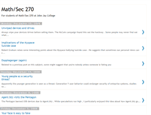 Tablet Screenshot of math270.blogspot.com