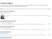Tablet Screenshot of lanitaslegacy.blogspot.com