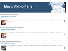 Tablet Screenshot of mayushinjofans.blogspot.com