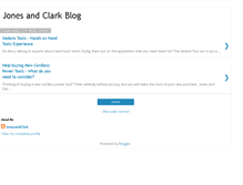 Tablet Screenshot of jonesandclark.blogspot.com