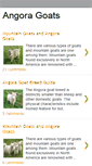 Mobile Screenshot of angora-goats.blogspot.com